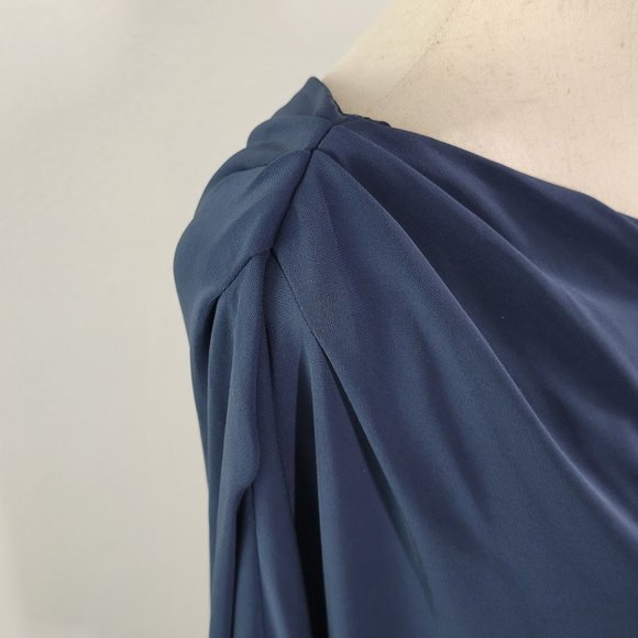 HAUTE HIPPIE  one shoulder mini dress Sz M - Picture 3 of 8